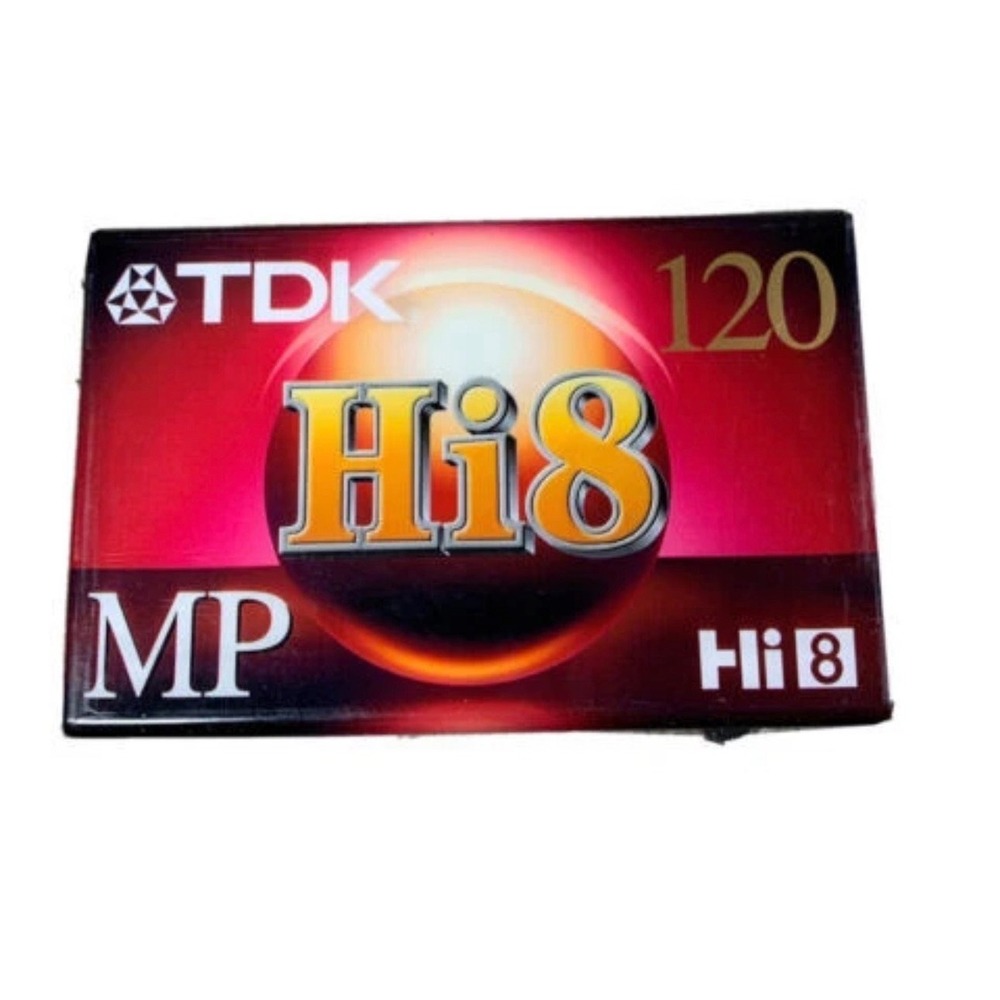 TDK Hi8 MP 120 Video Cassette Tape for Camcorder P6-120HSMP New Sealed